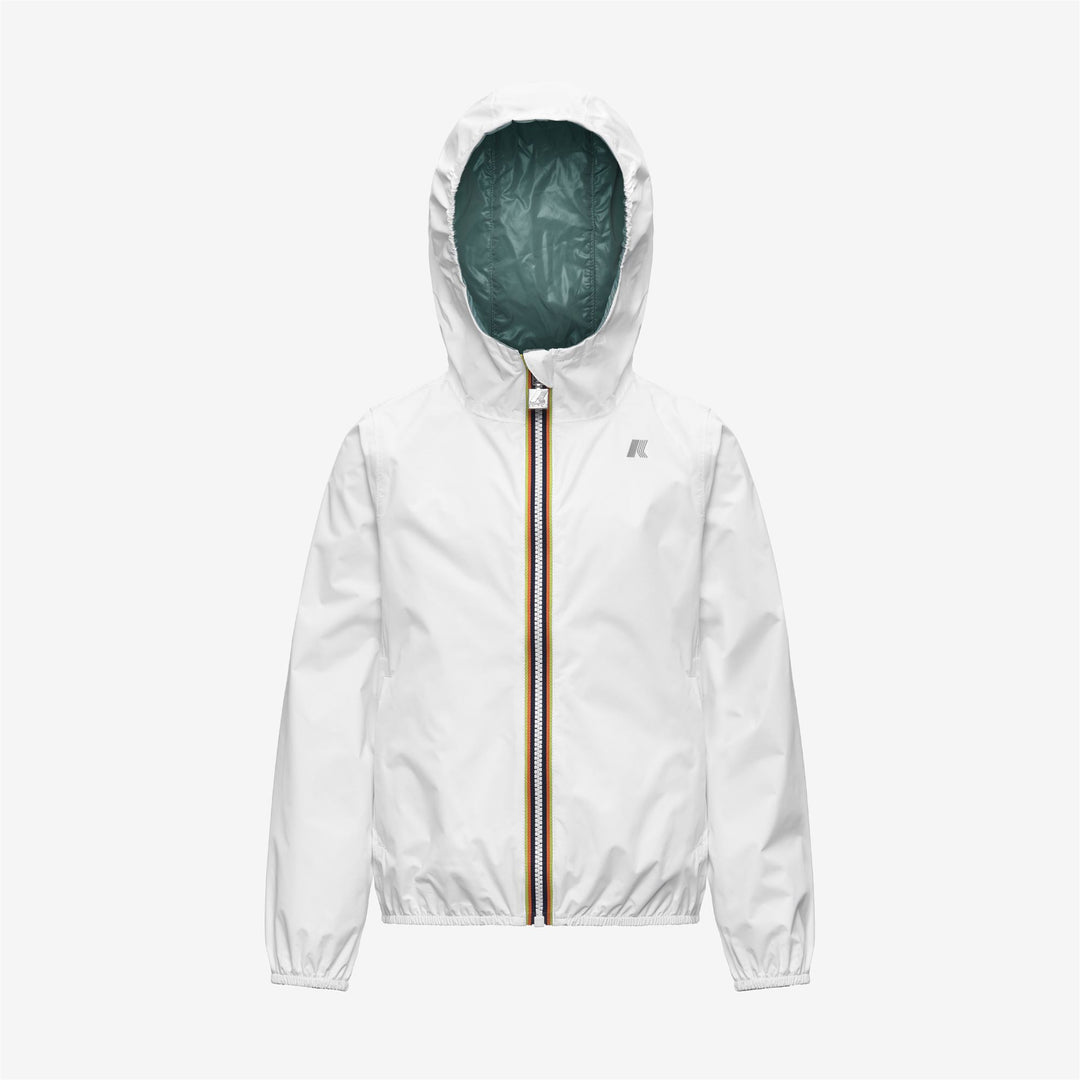 P. LILY PLUS.2 REVERSIBLE - Jackets - Corta - Bambina - WHITE-GREEN MINE 01