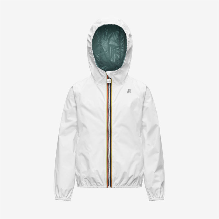 P. LILY PLUS.2 REVERSIBLE - Jackets - Corta - Bambina - WHITE-GREEN MINE 1