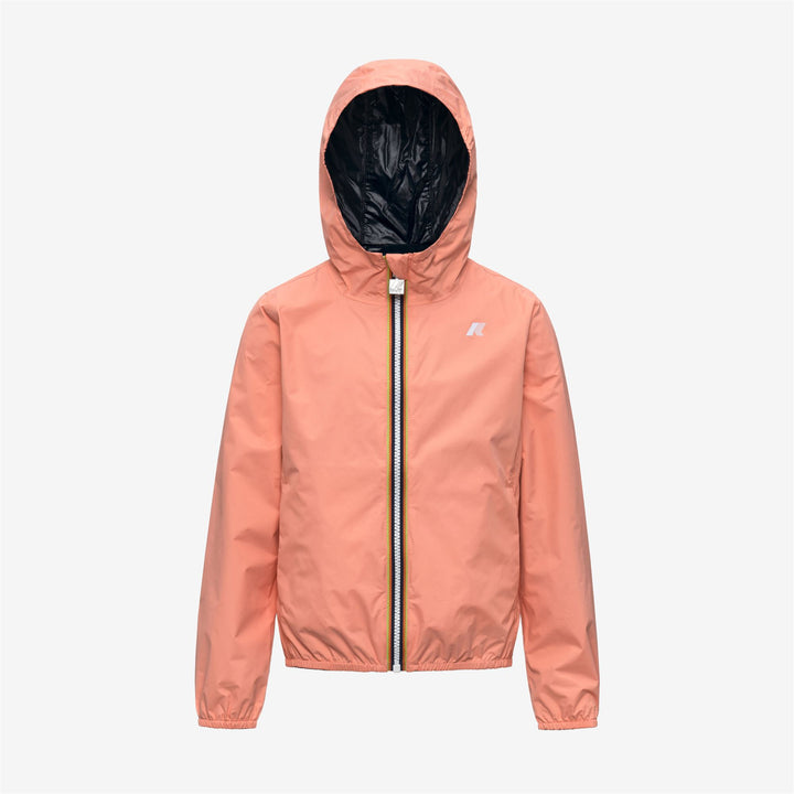 P. LILY PLUS.2 REVERSIBLE - Jackets - Short - Girl - PINK PAMPLEMOUSSE-BLUE DEPTH 1