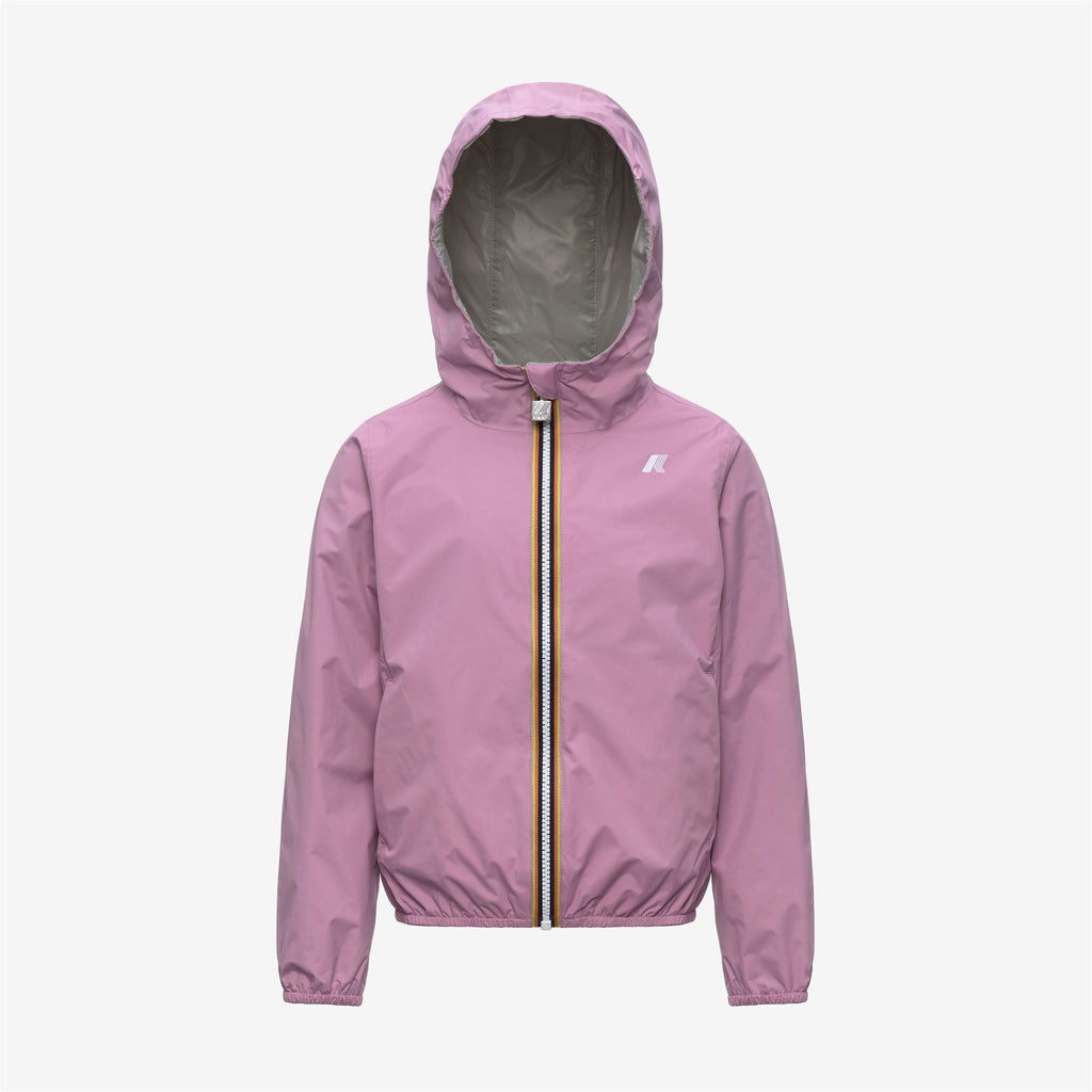 Jackets_Girl_P. LILY PLUS.2 DOUBLE_Short_Violet Glicine - BEIGE LT - Commercial 1