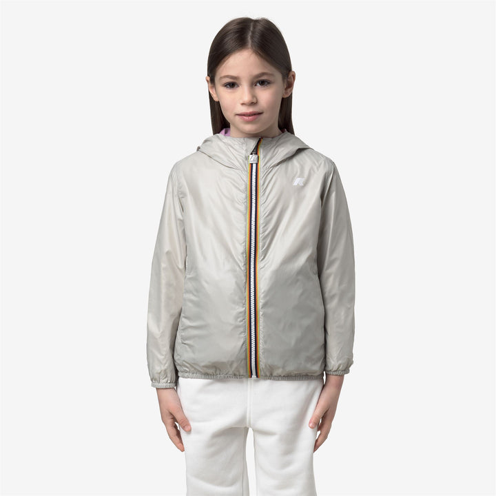 P. LILY PLUS.2 DOUBLE Chaquetas Corto Niña Violet Glicine-BEIGE LT 4