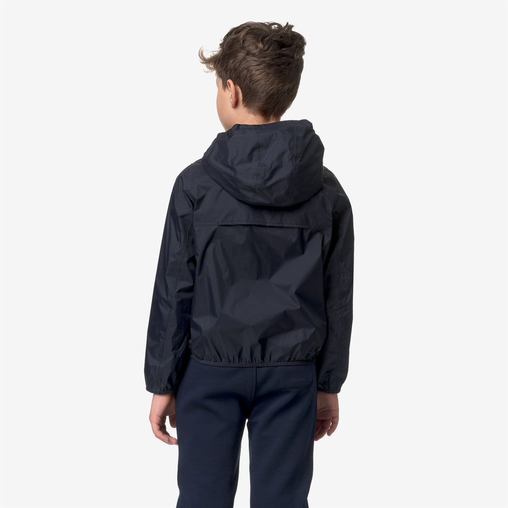 Blue Red Boys' Reversible Packable Jacket for Variable Weather 02