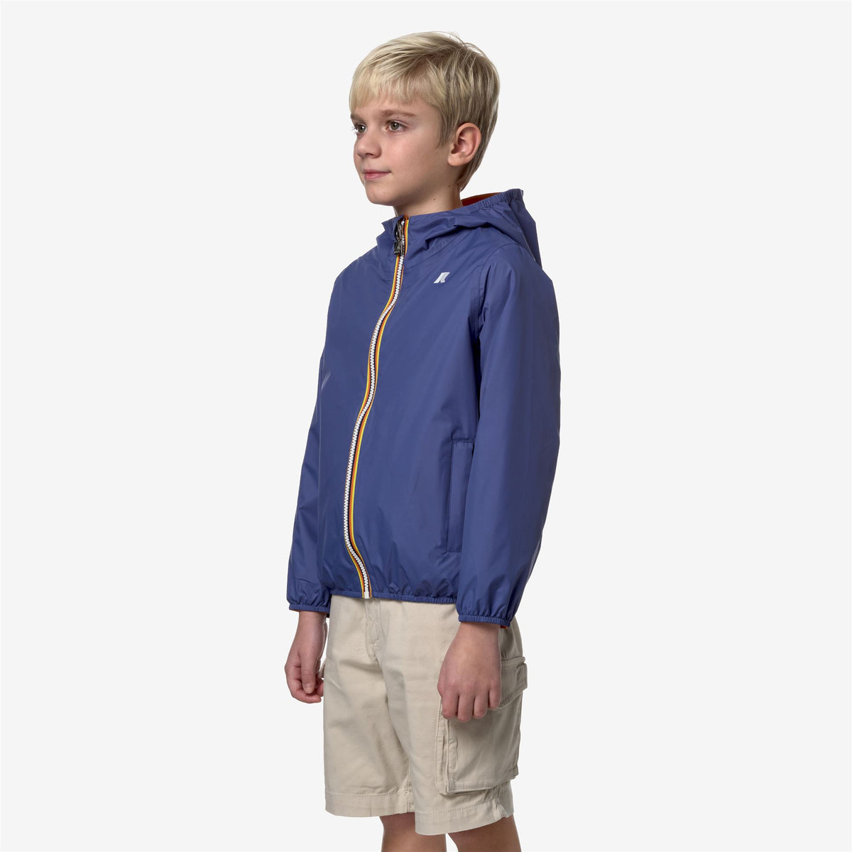 Jackets_Boy_P. JAKE PLUS.2 DOUBLE_Short_Blue Fiord - Orange Md - Commercial 5