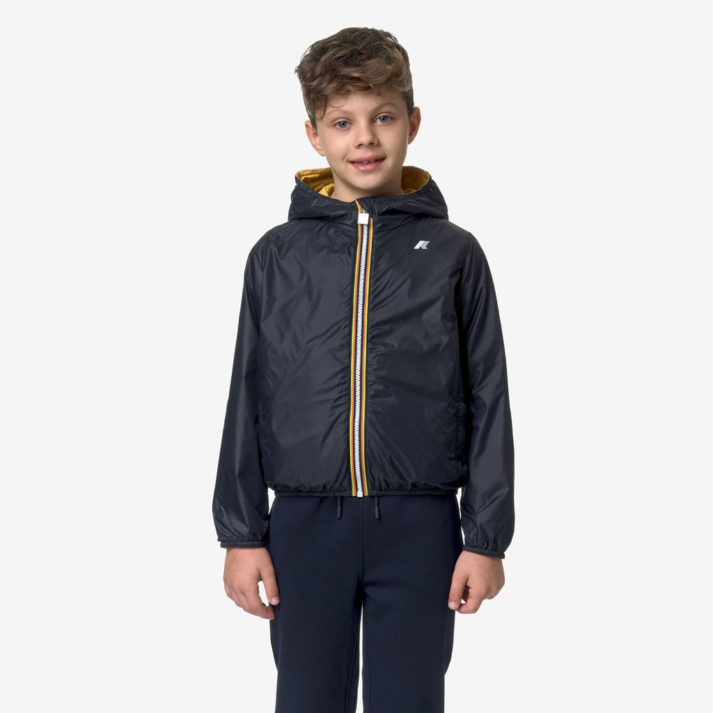 Jackets_Boy_P. JAKE PLUS.2 DOUBLE_Short_Yellow Mimosa - Blue Depth - Commercial 7