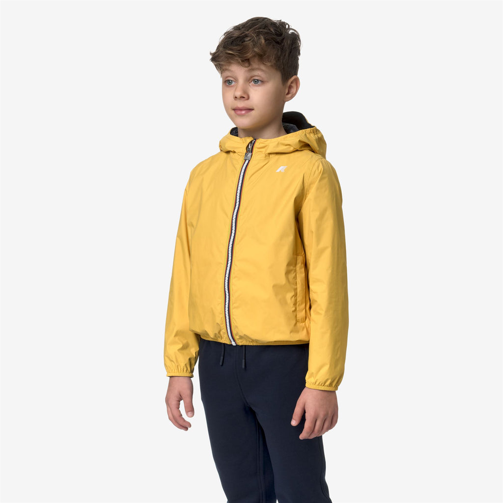 Jackets_Boy_P. JAKE PLUS.2 DOUBLE_Short_Yellow Mimosa - Blue Depth - Commercial 5