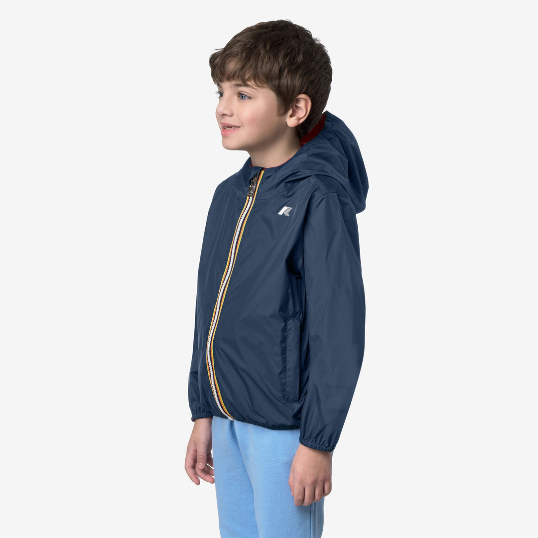 P. JAKE PLUS.2 DOUBLE Giacche Breve Ragazzo Blue Insignia-Red Poppy main