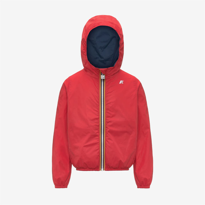 P. JAKE PLUS.2 DOUBLE Giacche Breve Ragazzo Blue Insignia-Red Poppy 6