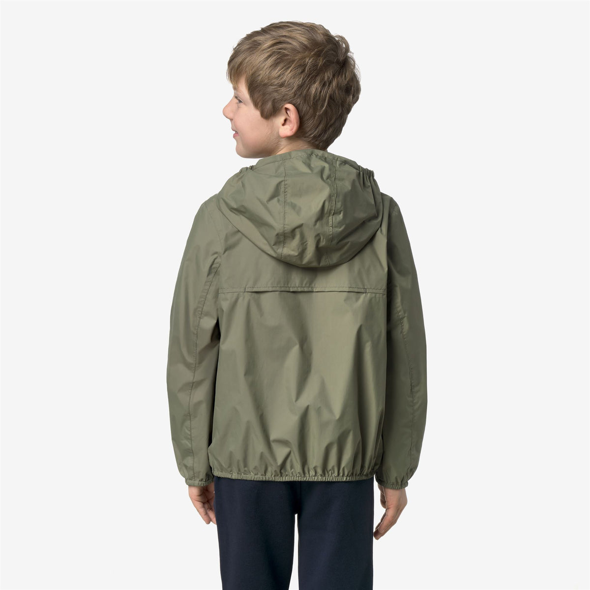 Jackets_Boy_P. JAKE PLUS.2 DOUBLE_Short_GREEN - LIME JACQUARD - Green Lichen - Green Dk Lime - Commercial 6