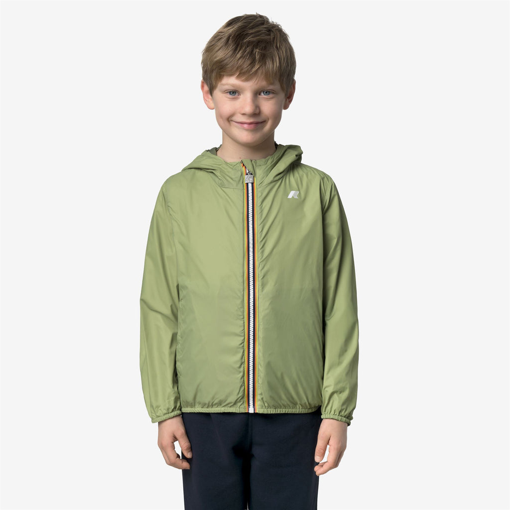 Jackets_Boy_P. JAKE PLUS.2 DOUBLE_Short_GREEN - LIME JACQUARD - Green Lichen - Green Dk Lime - Commercial 7