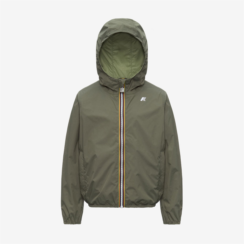 Jackets_Boy_P. JAKE PLUS.2 DOUBLE_Short_GREEN - LIME JACQUARD - Green Lichen - Green Dk Lime - Commercial 1