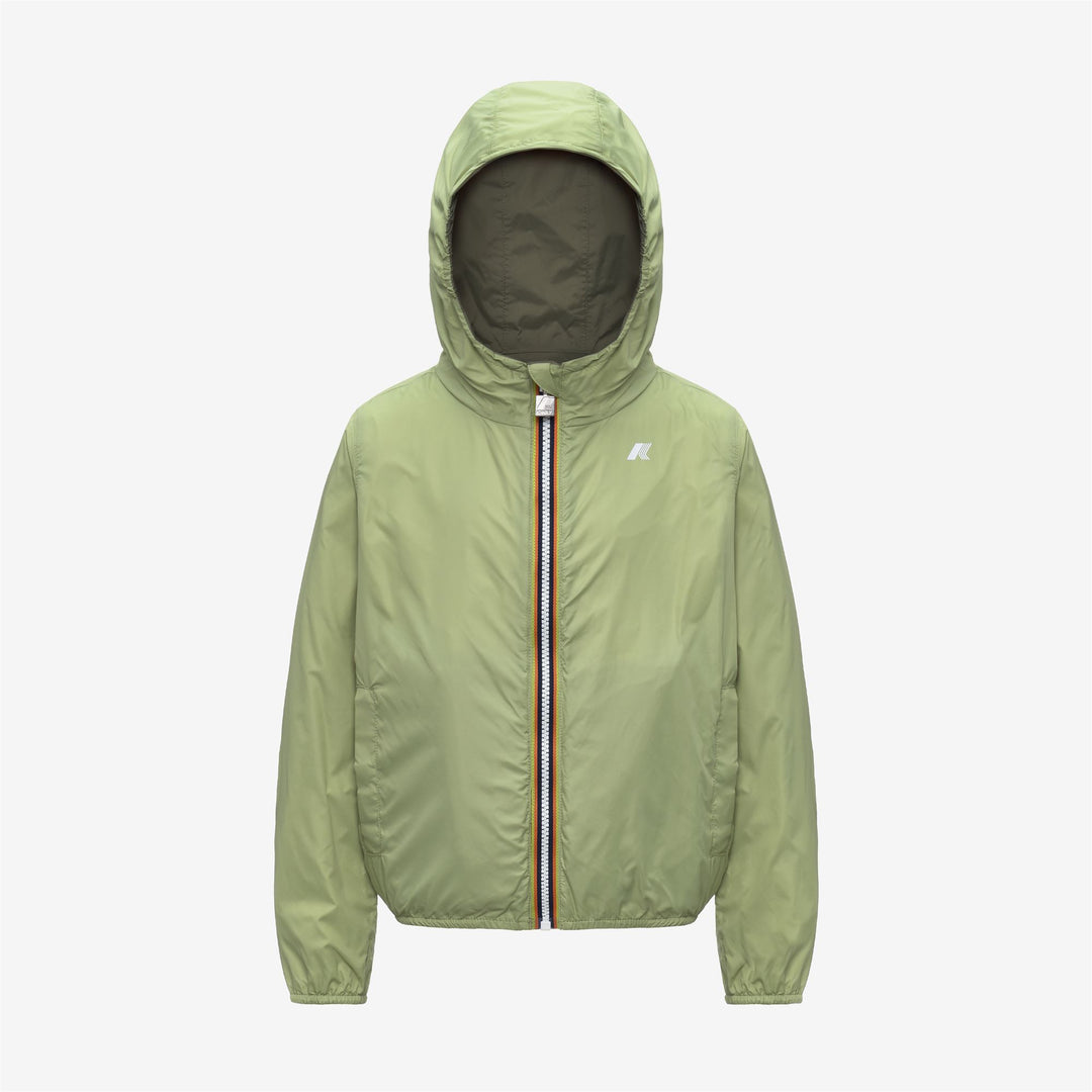 P. JAKE PLUS.2 DOUBLE Chaquetas Corto Niño GREEN-LIME JACQUARD-Green Lichen-Green Dk Lime main