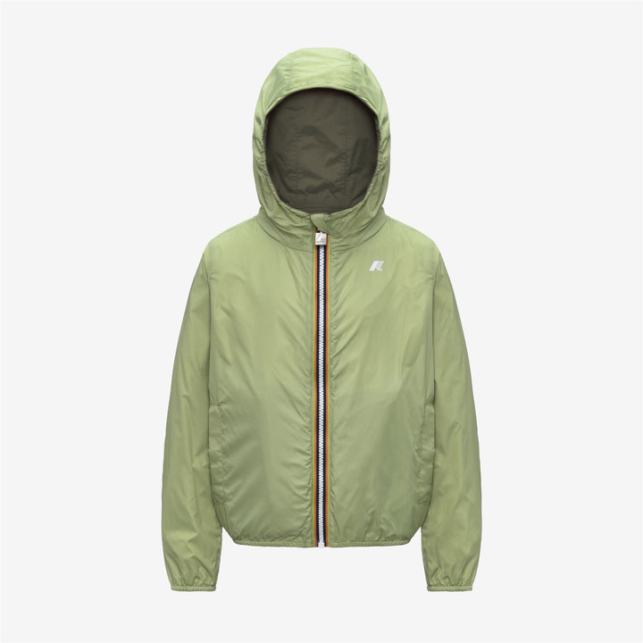 P. JAKE PLUS.2 DOUBLE Chaquetas Corto Niño GREEN-LIME JACQUARD-Green Lichen-Green Dk Lime 6