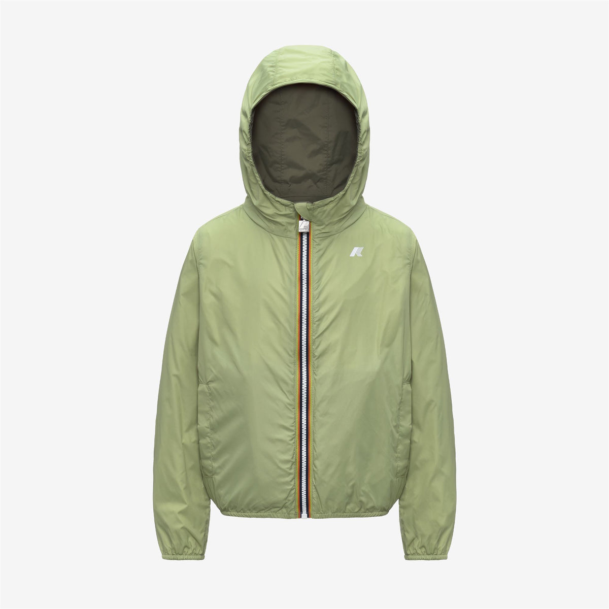 Jackets_Boy_P. JAKE PLUS.2 DOUBLE_Short_GREEN - LIME JACQUARD - Green Lichen - Green Dk Lime - Commercial 2