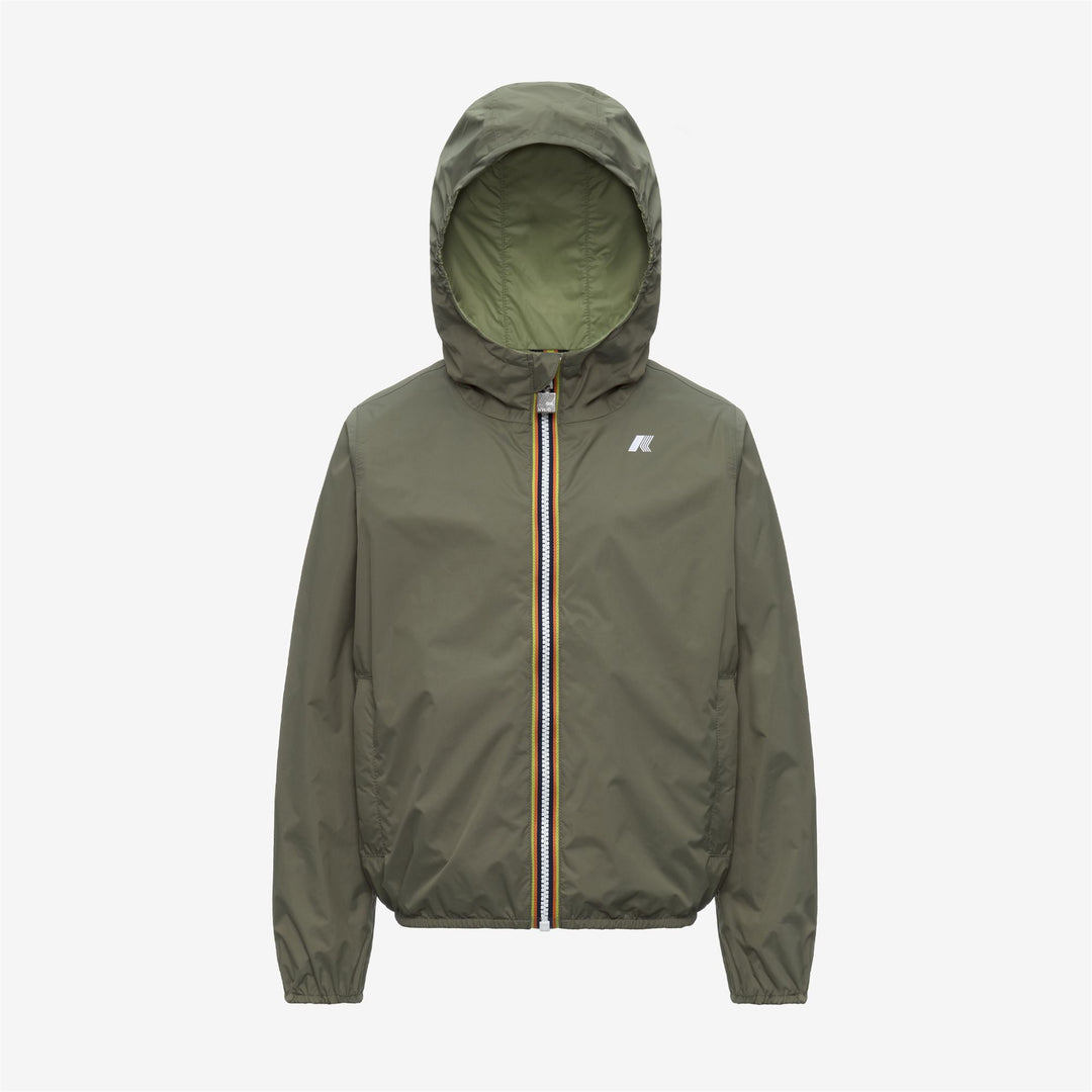 P. JAKE PLUS.2 DOUBLE Chaquetas Corto Niño GREEN-LIME JACQUARD-Green Lichen-Green Dk Lime main