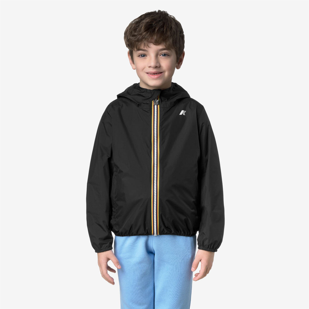 P. JAKE PLUS.2 DOUBLE Giacche Breve Ragazzo Black Pure-Blue Cielo main