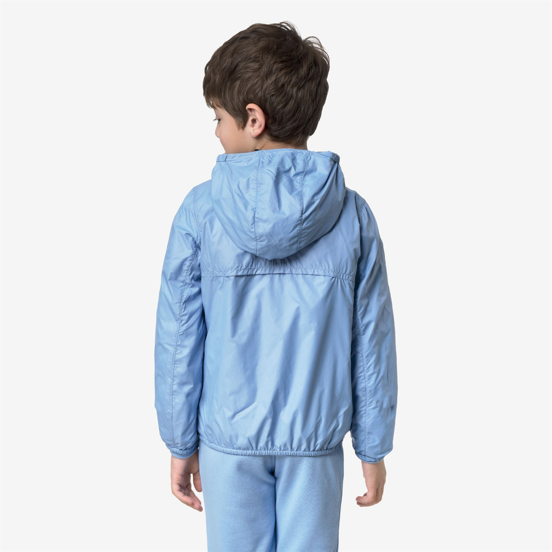 P. JAKE PLUS.2 DOUBLE Giacche Breve Ragazzo Black Pure-Blue Cielo main