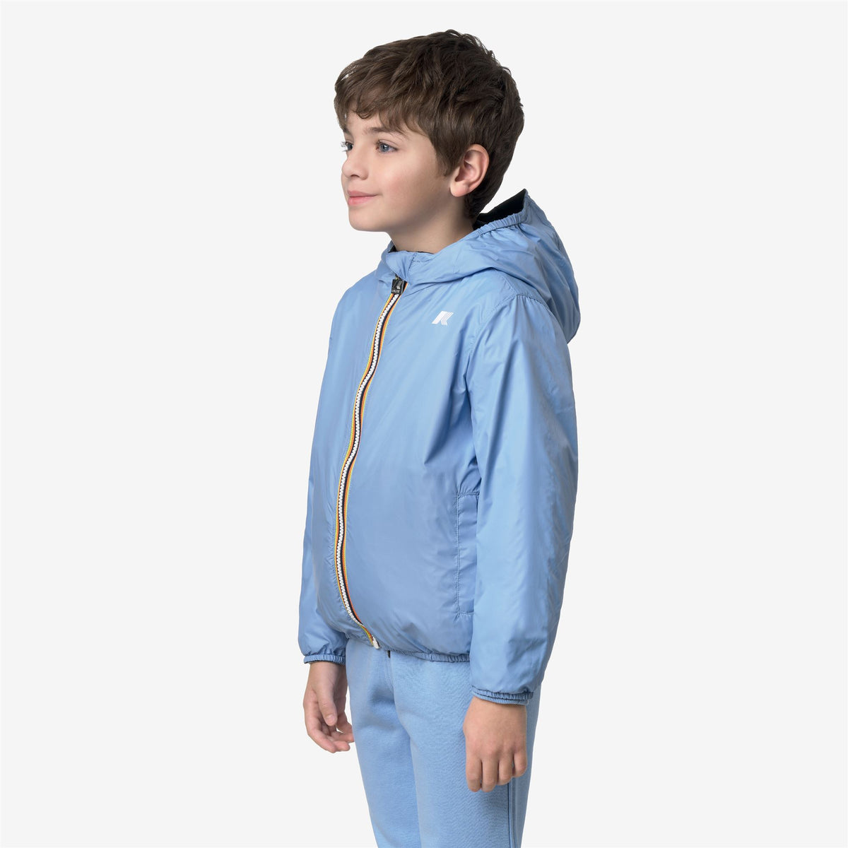 Jackets_Boy_P. JAKE PLUS.2 DOUBLE_Short_Black Pure - Blue Cielo - Commercial 5