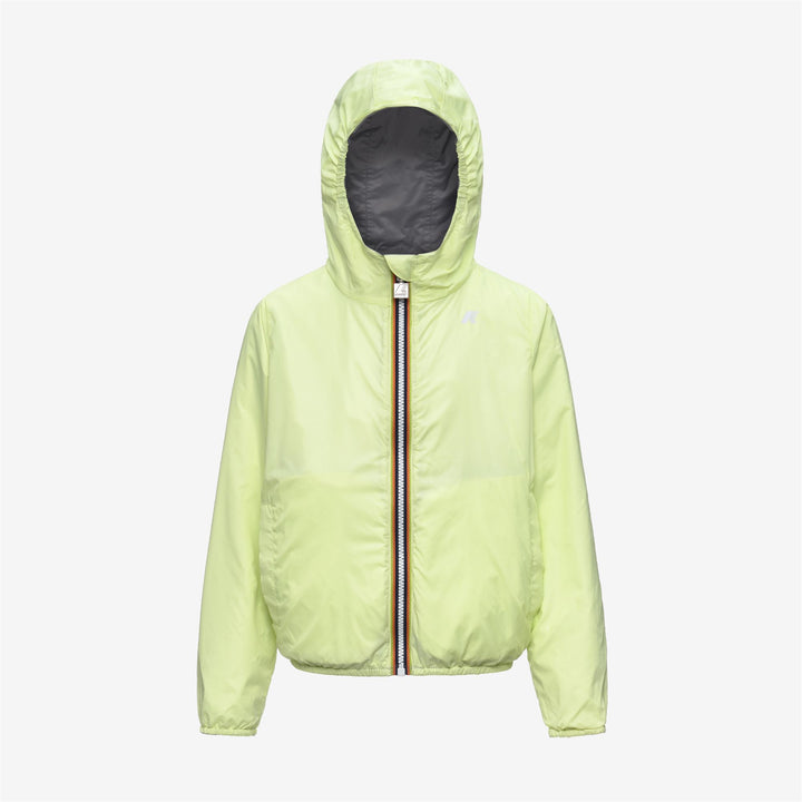P. JAKE PLUS.2 DOUBLE Chaquetas Corto Niño Grey Frost-Yellow Lime 6