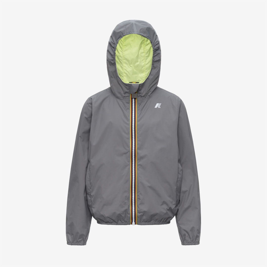 P. JAKE PLUS.2 DOUBLE Chaquetas Corto Niño Grey Frost-Yellow Lime main