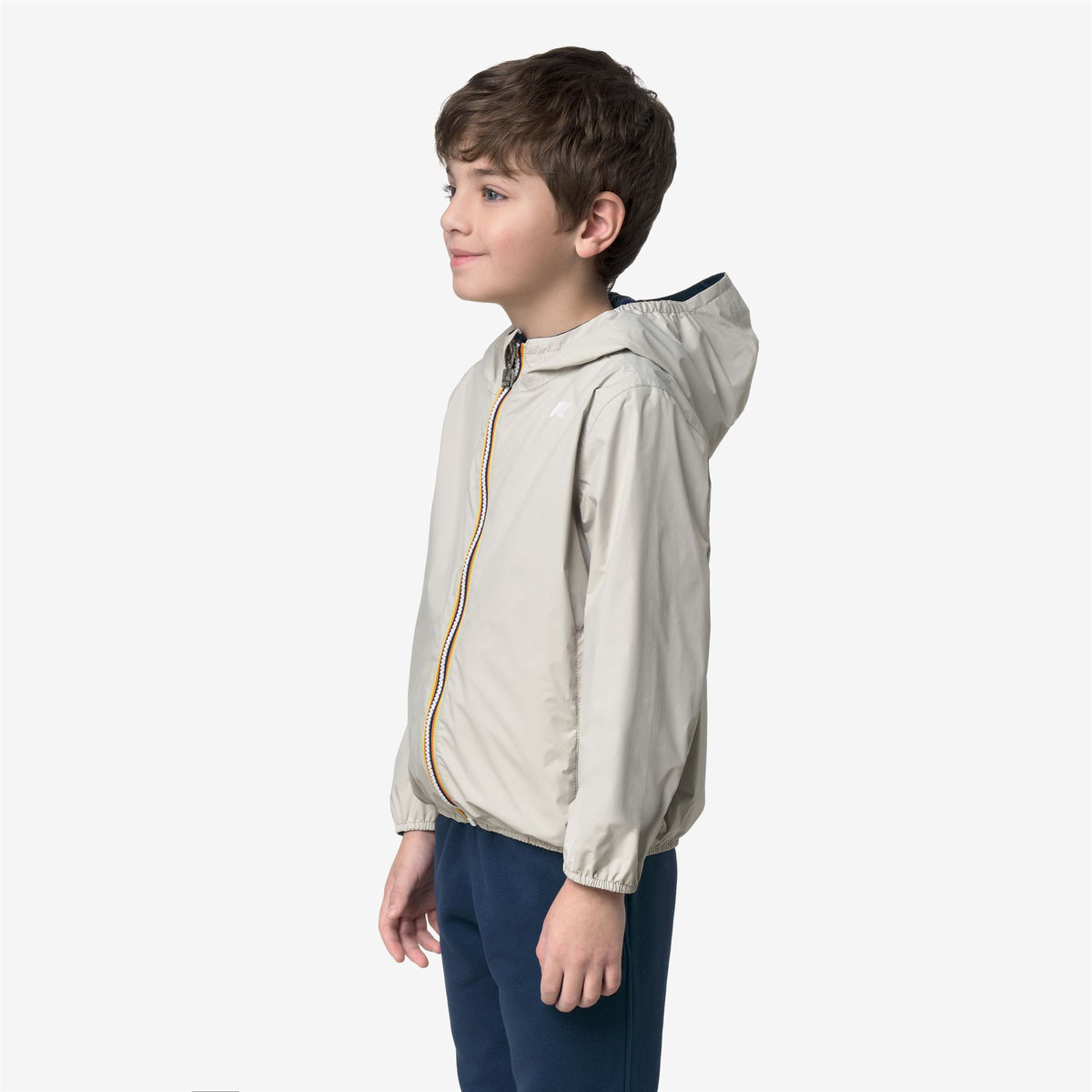 Jackets_Boy_P. JAKE PLUS.2 DOUBLE_Short_BEIGE LT - Blue Insignia - Commercial 5