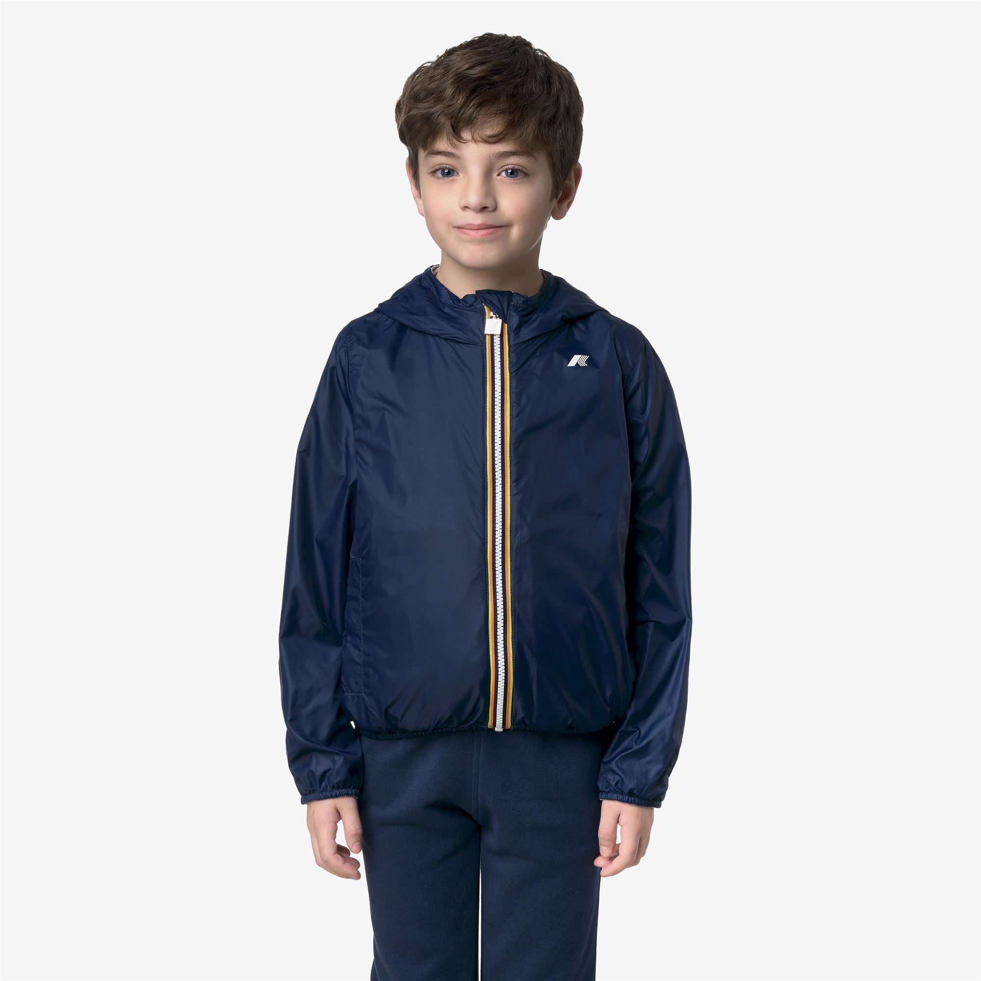 Jackets_Boy_P. JAKE PLUS.2 DOUBLE_Short_BEIGE LT - Blue Insignia - Commercial 7