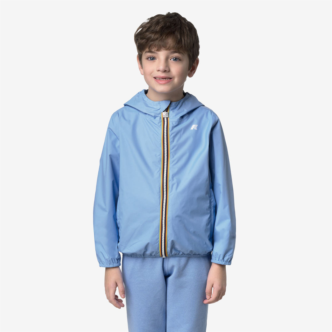 P. JAKE PLUS.2 DOUBLE Giacche Breve Ragazzo Blue Cielo-Blue Depth 01