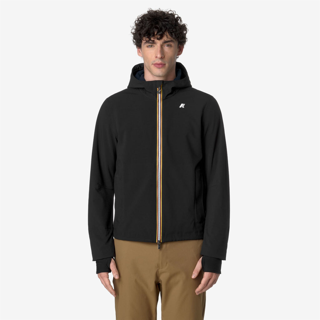 Jackets_MAN_JACKO BONDED_Short_Black-Blue Depth - Black Pure - Blue Depth - Commercial 3