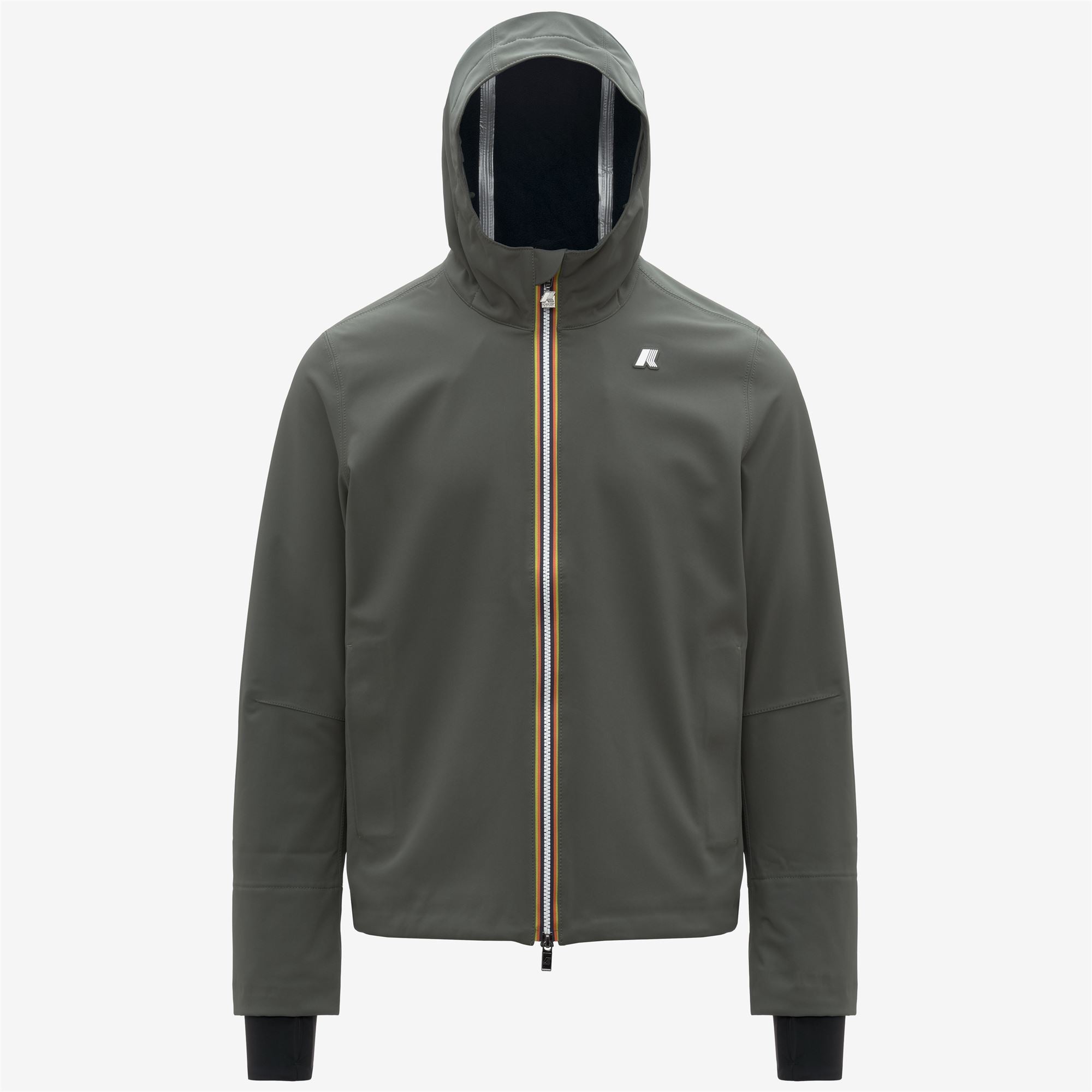 Jackets_MAN_JACKO BONDED_Short_GREEN BLACKISH  - Blue Depth - Commercial 1