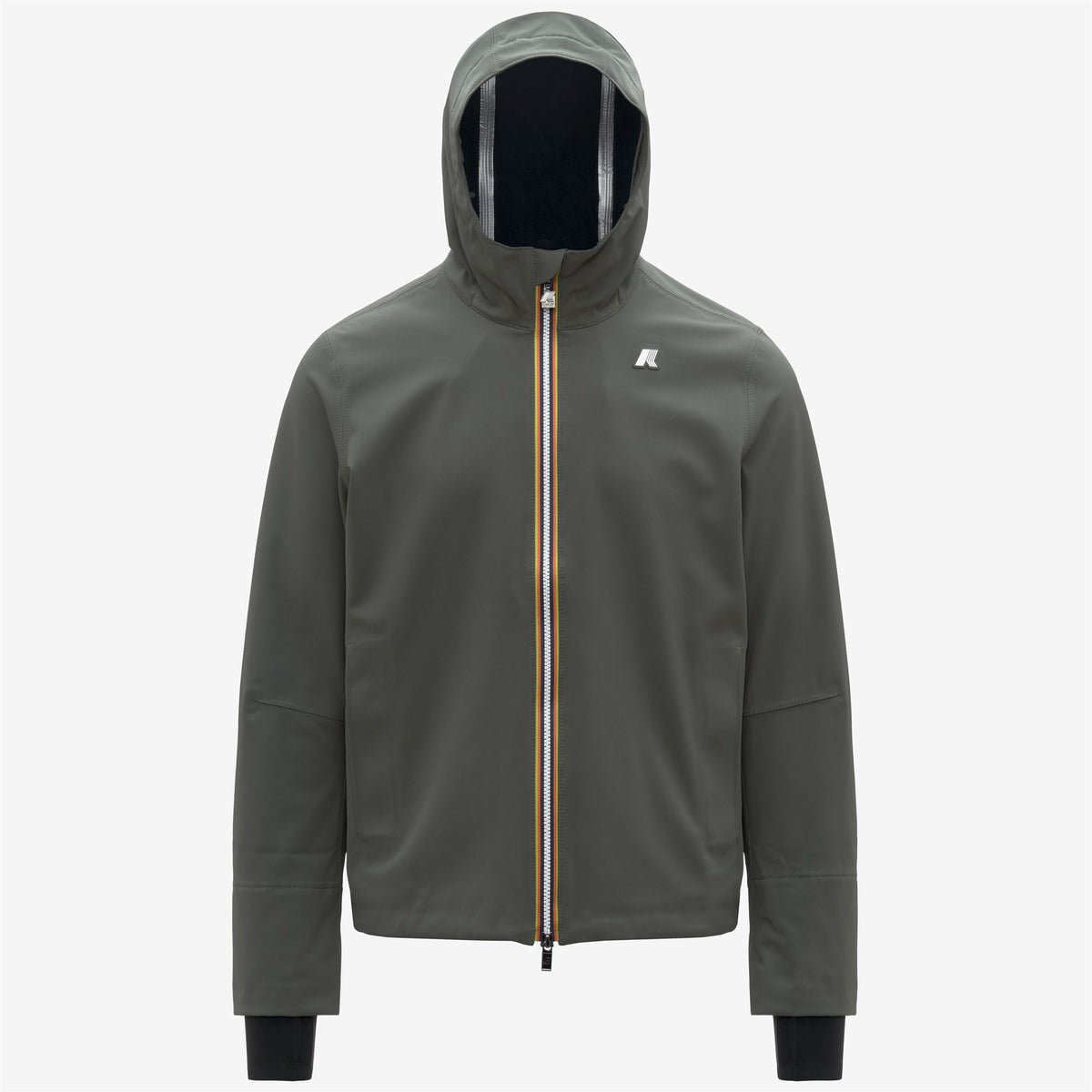 Jackets_MAN_JACKO BONDED_Short_GREEN BLACKISH  - Blue Depth - Commercial 1