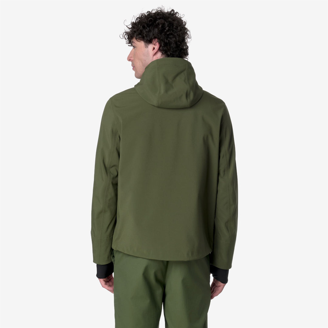 Chaqueta corta urbana para hombre C-Blue Green con resistencia al agua main