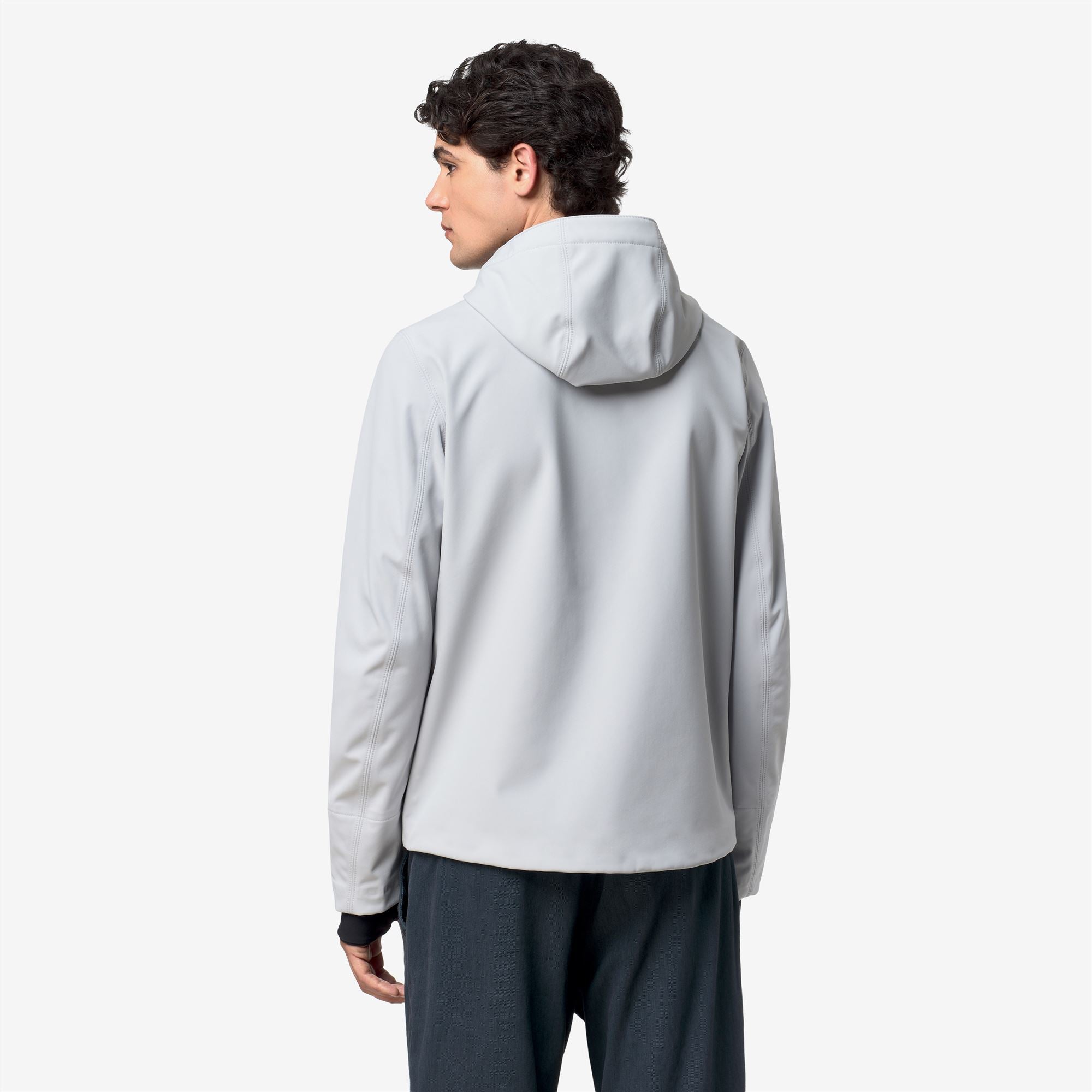 Jackets_Man_JACKO BONDED_Short_Grey Ash - Blue Depth - Commercial 6