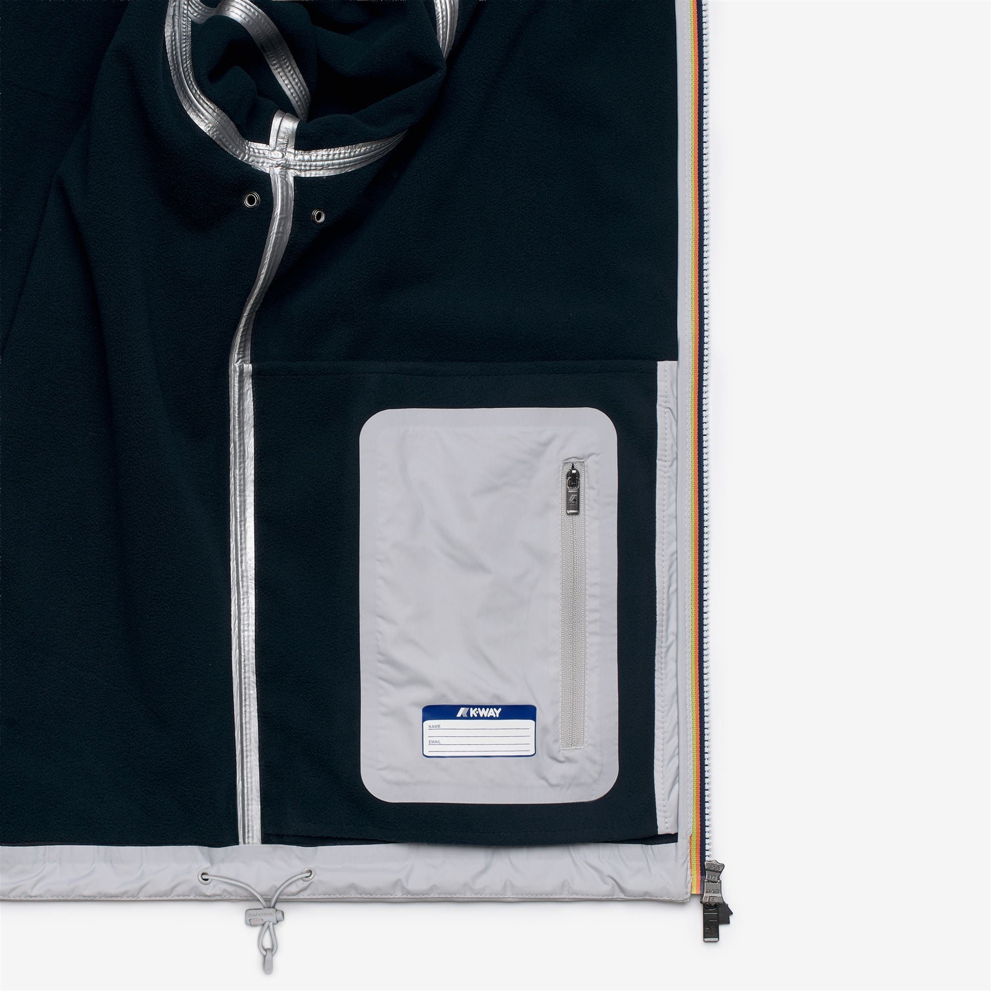 Jackets_Man_JACKO BONDED_Short_Grey Ash - Blue Depth - Commercial 2