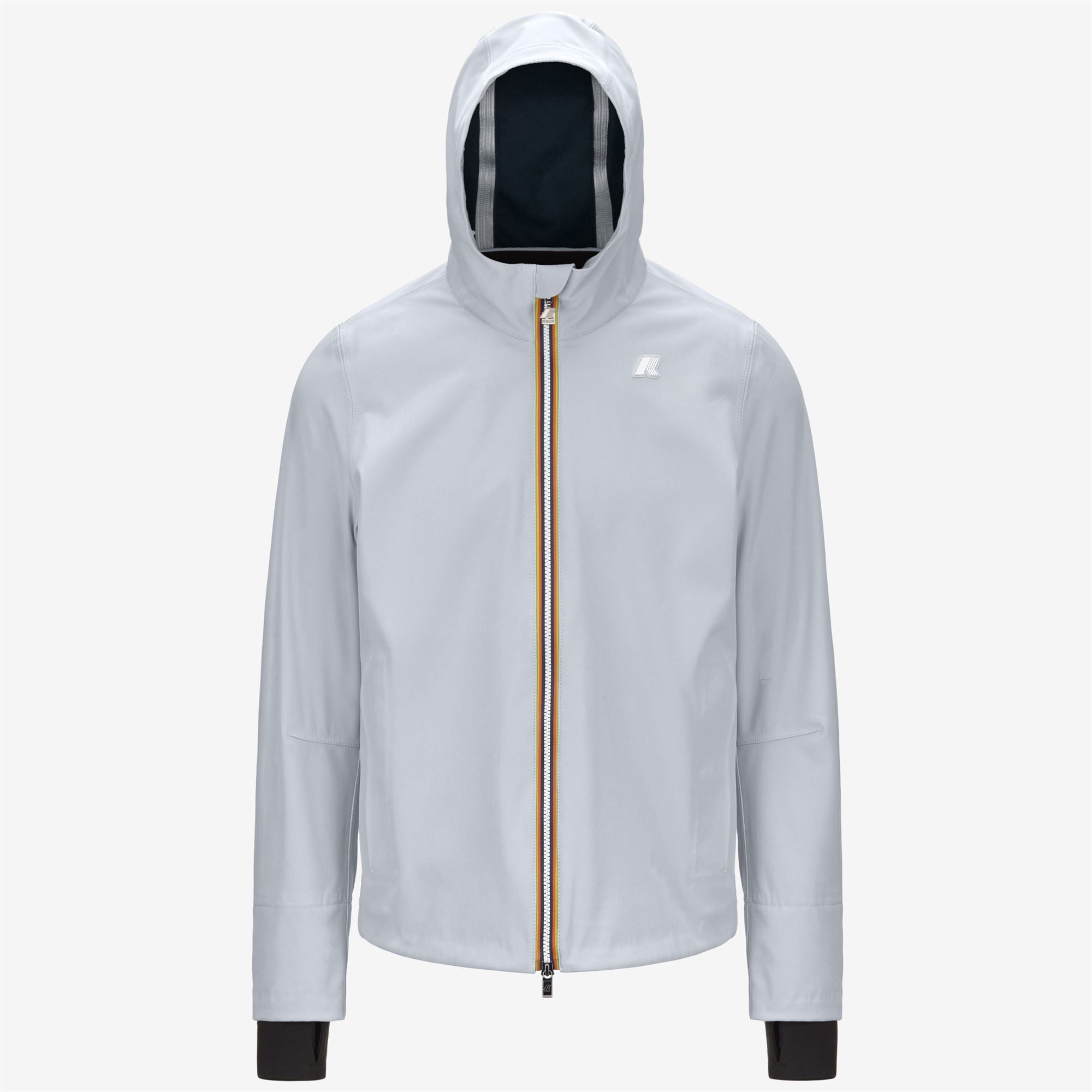 Jackets_Man_JACKO BONDED_Short_Grey Ash - Blue Depth - Commercial 1
