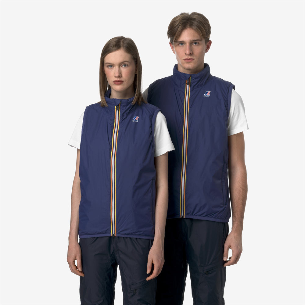 Deep blue Unisex Lightweight Insulated Vest with Pockets 02