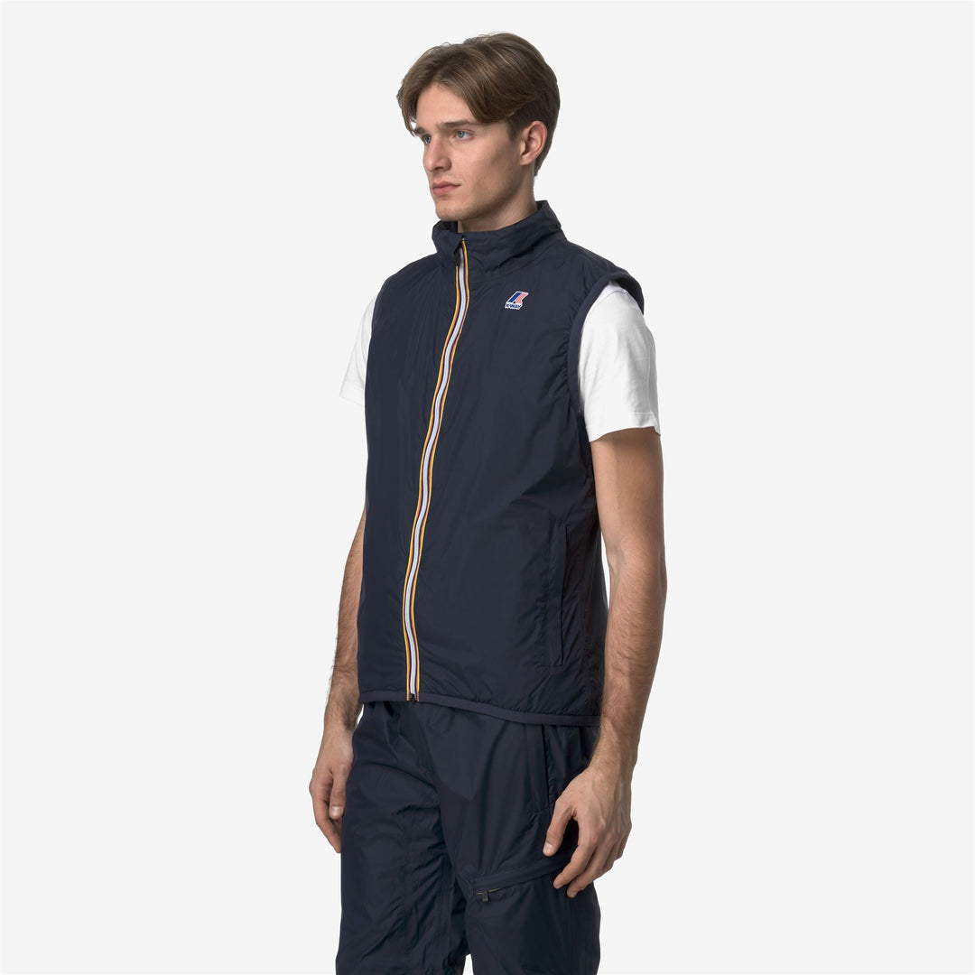 Gilet Riscaldabile Unisex Blu Pieghevole con Isolamento Riciclato main