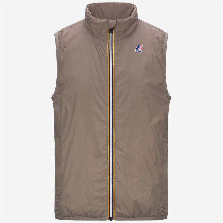 Giacca gilet imbottita ripiegabile unisex beige 1