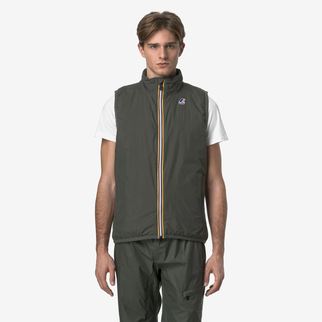 Gilet Termico Pieghevole Unisex Verde Scuro con Materiali Riciclati main