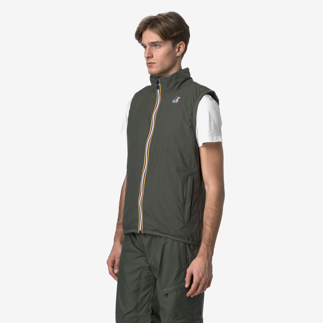Gilet Termico Pieghevole Unisex Verde Scuro con Materiali Riciclati main