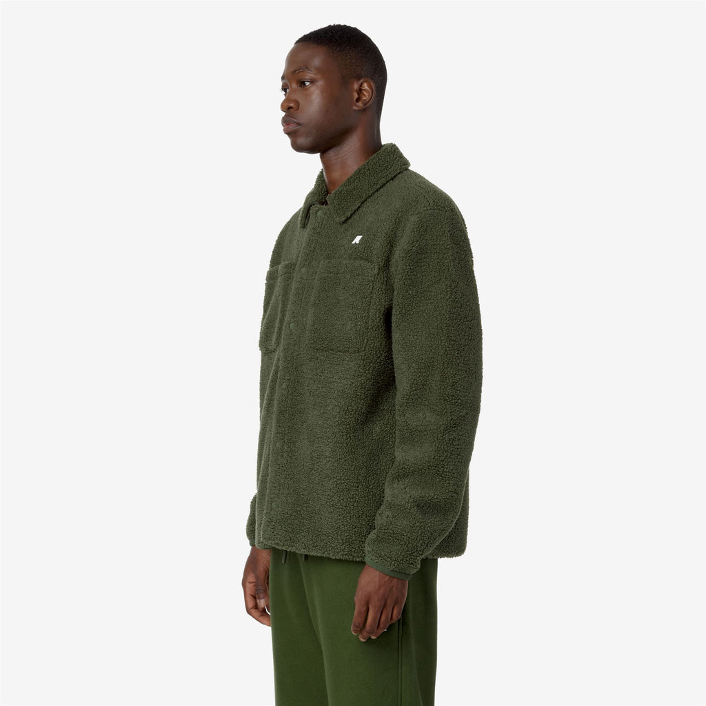 Fleece_MAN_CAMERON SHERPA POLAR_Jacket_Green C-Green C - Commercial 5