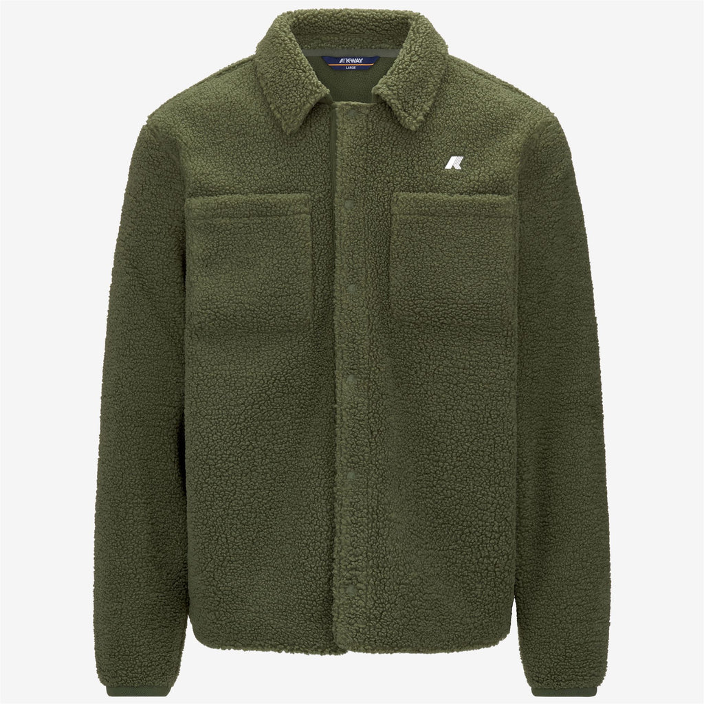 Fleece_MAN_CAMERON SHERPA POLAR_Jacket_Green C-Green C - Commercial 1