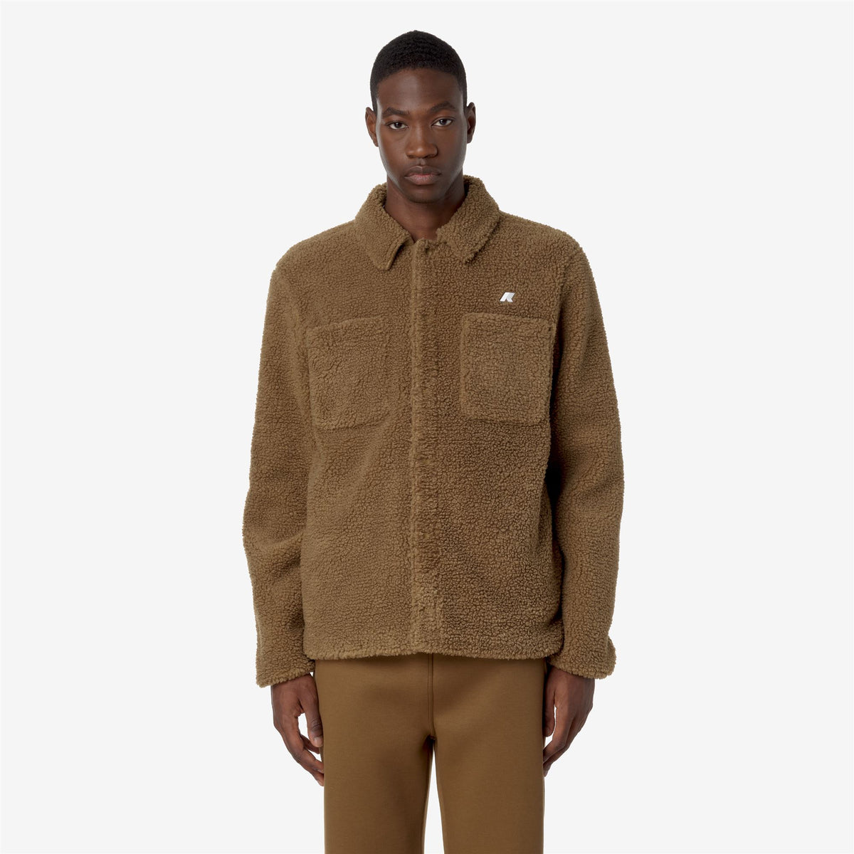 Fleece_MAN_CAMERON SHERPA POLAR_Jacket_Brown C-Brown C - Commercial 4
