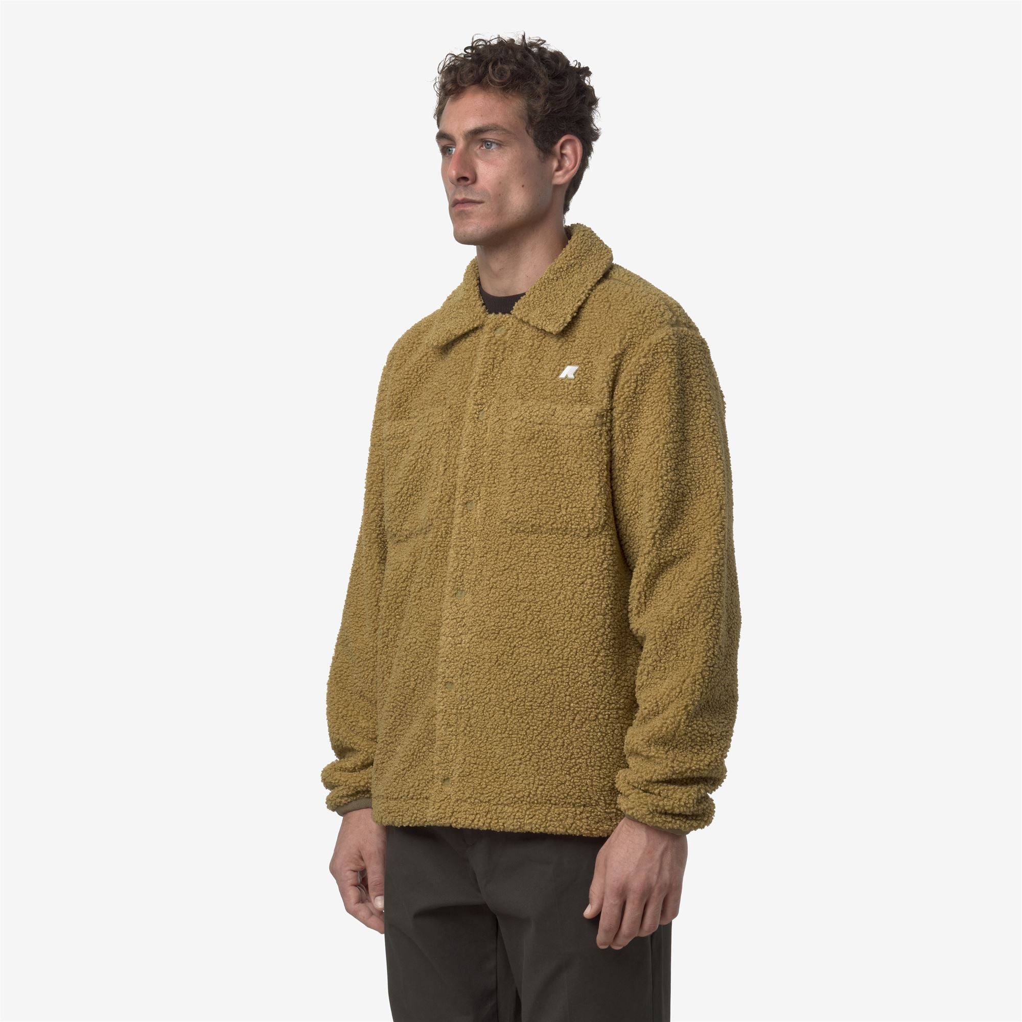 Fleece_MAN_CAMERON SHERPA POLAR_Jacket_Beige Seed Combo - Beige Seed - Commercial 5