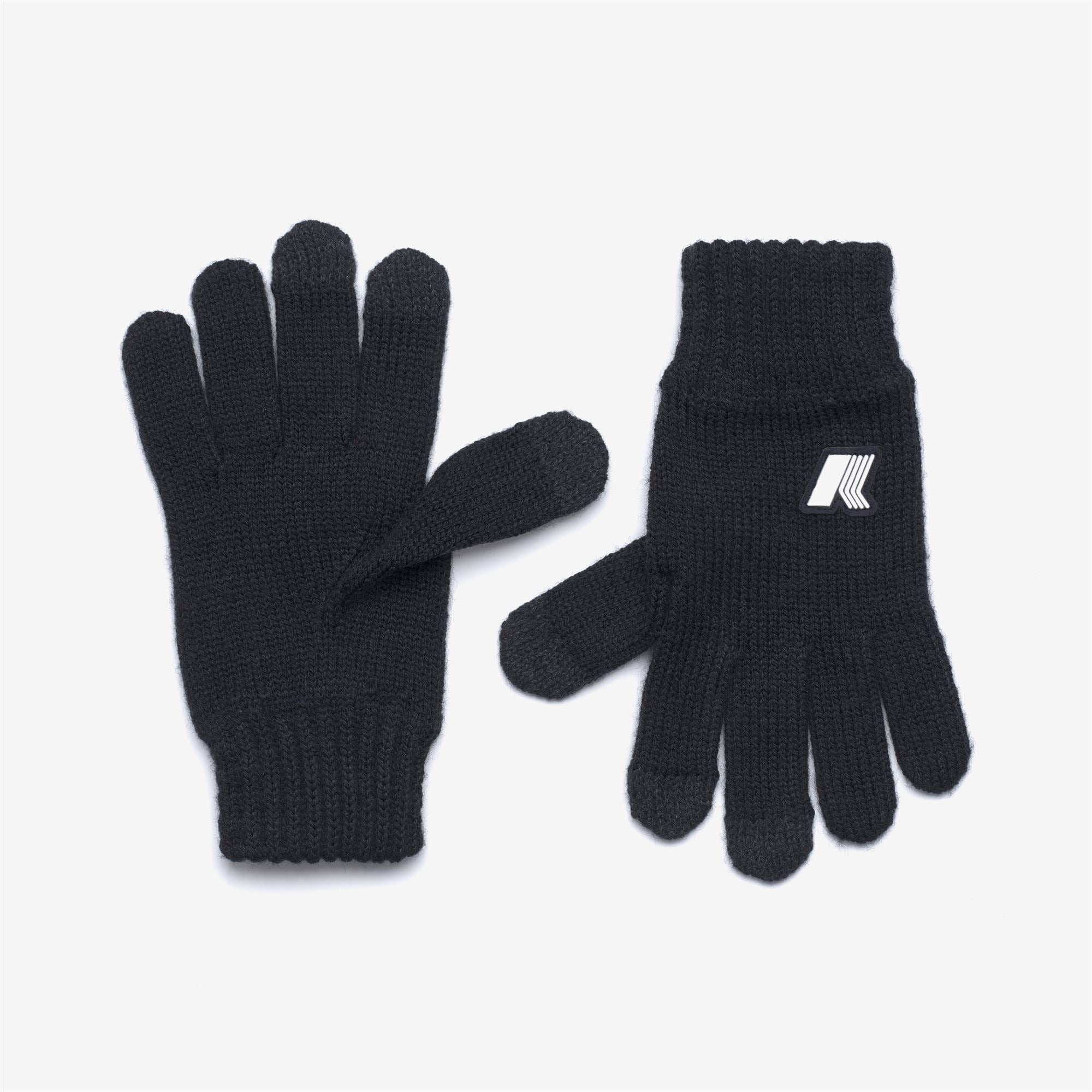 Gloves_KID UNISEX_P. ALFRED CARDIGAN STITCH_Glove_Blue Depth Melange - Commercial 1