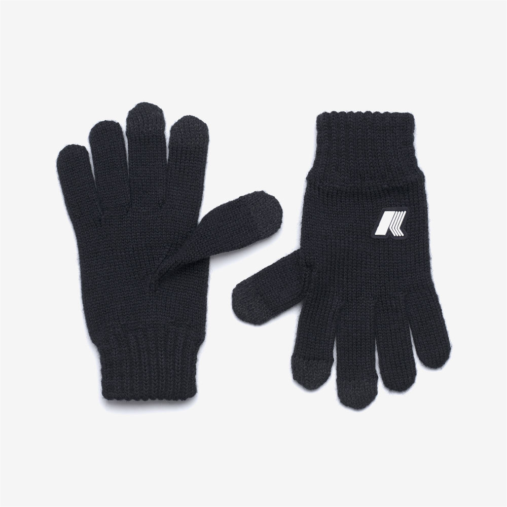 Blue unisex Kids' Touchscreen Gloves with Ribbed Cuffs 02