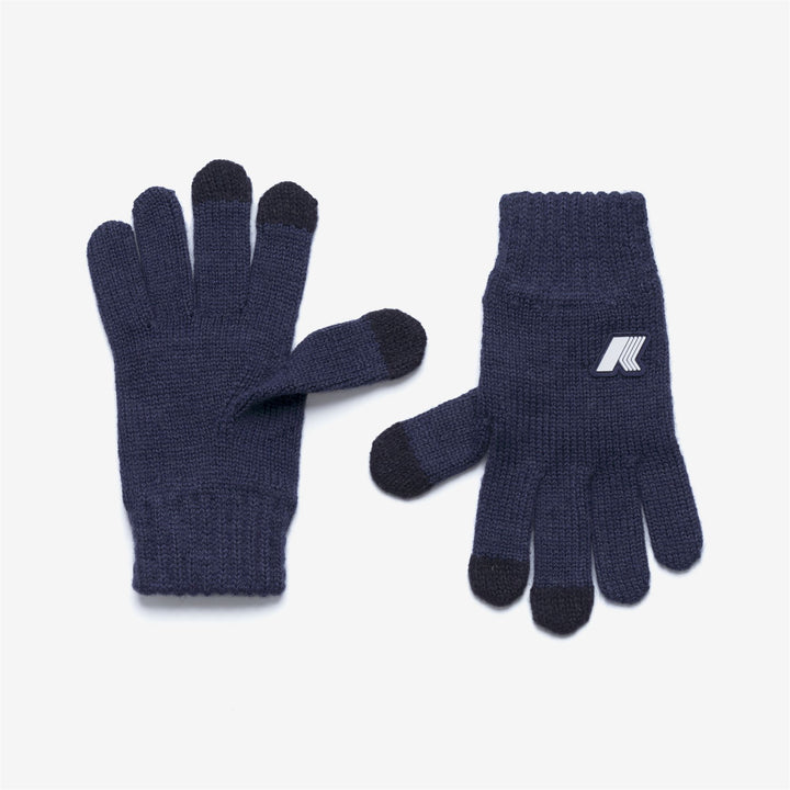 Deep cobalt blue Unisex Kids' Touchscreen Gloves 2