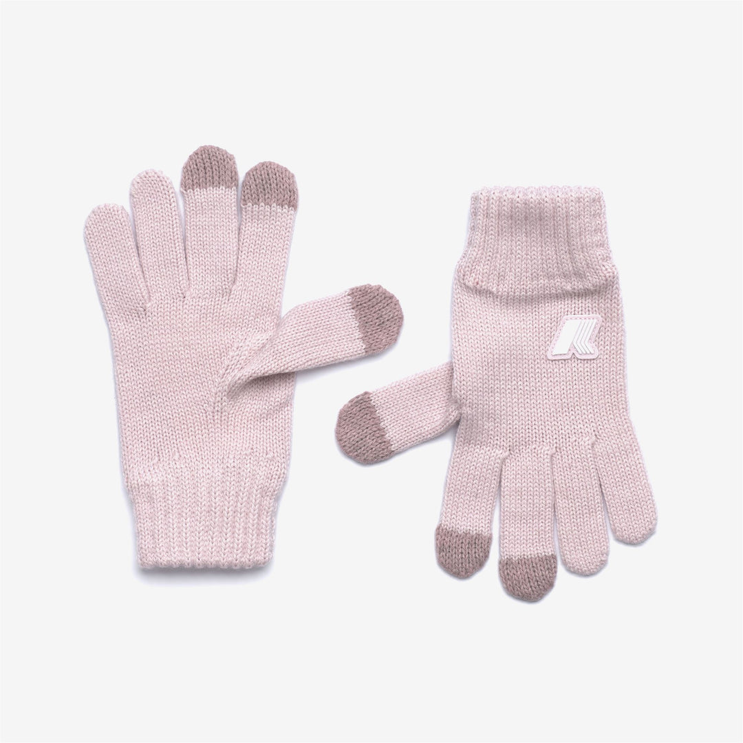 Guanti in lana per bambini, unisex, compatibili con touchscreen, grigi 01