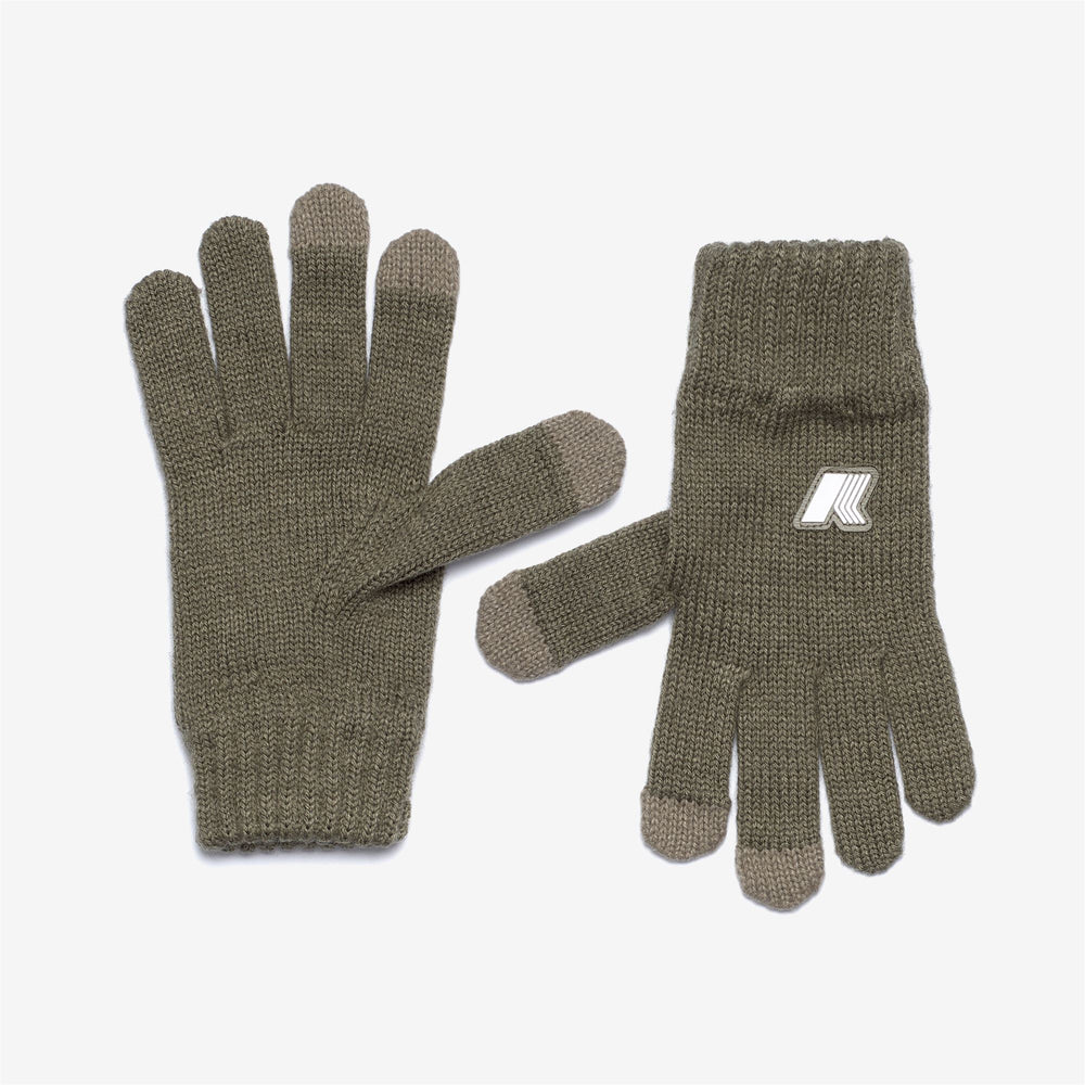 Green unisex Kids' Touchscreen-Compatible Gloves 02