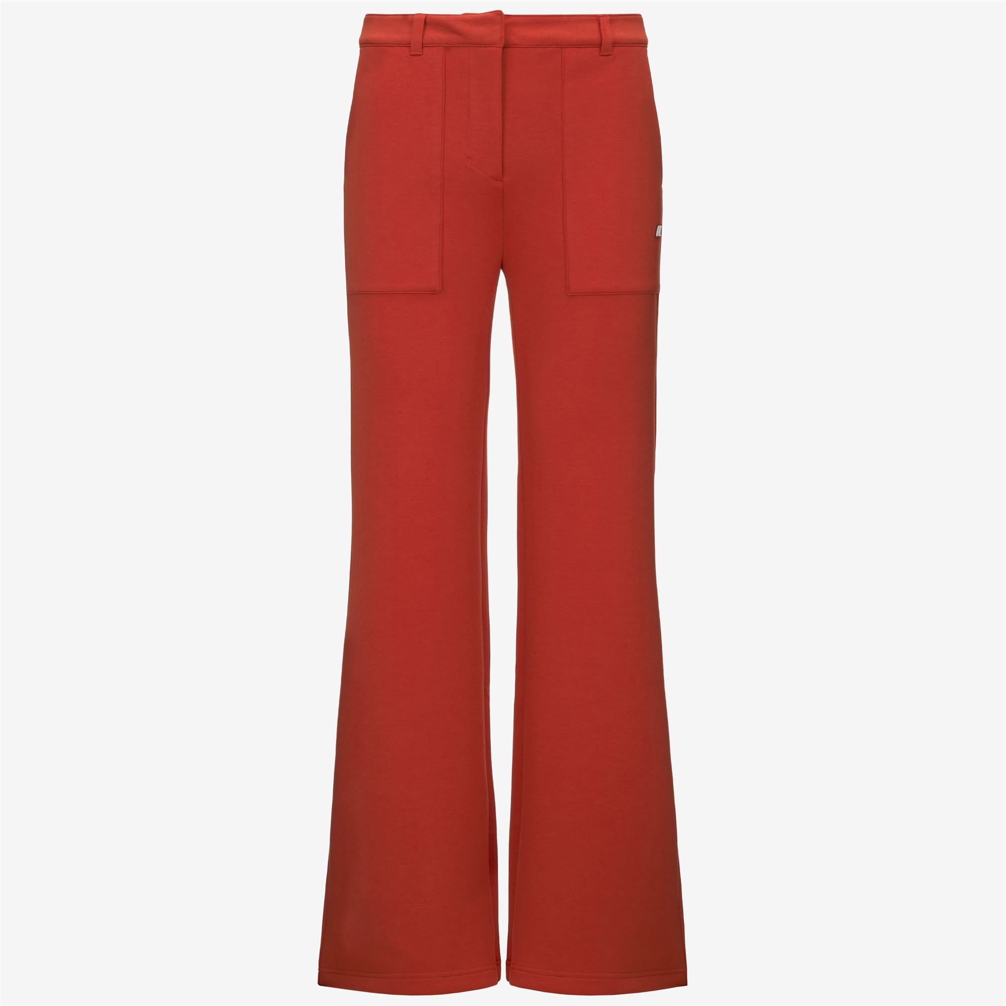 Pants_WOMAN_JANINNE LIGHT SPACER_Sport Trousers_Red Pompeian - Commercial 1