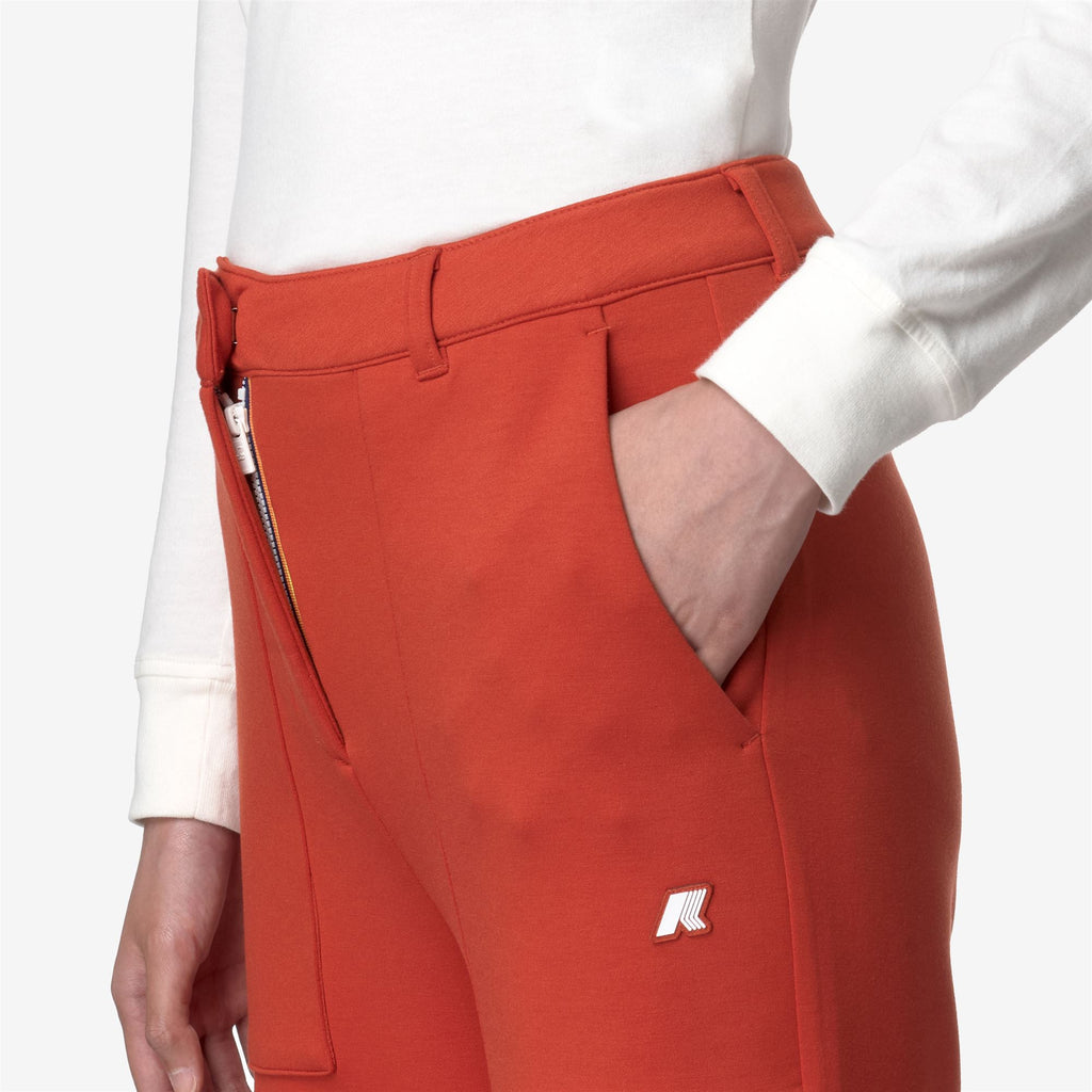 Pants_WOMAN_JANINNE LIGHT SPACER_Sport Trousers_Red Pompeian - Commercial 7