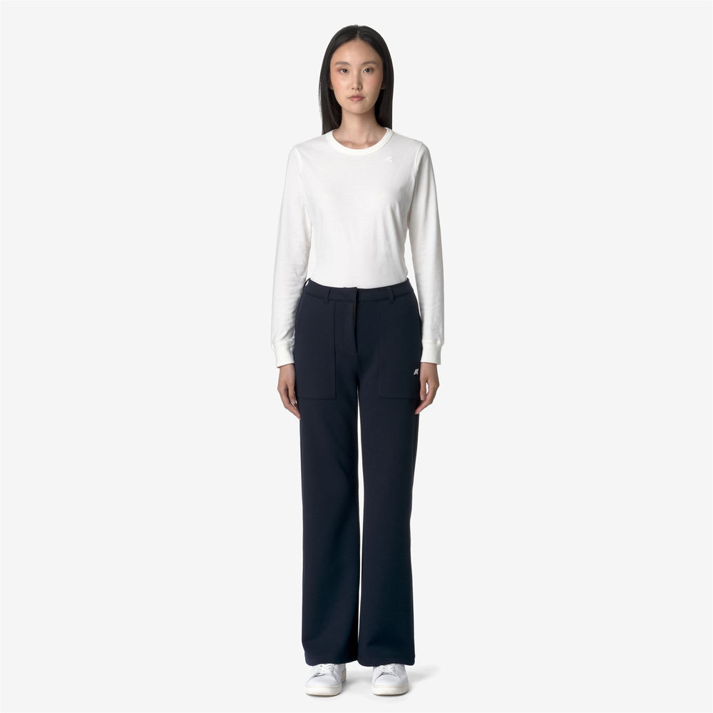 Blue Women's Sport Trousers with Adjustable Waist for Leisure and Sports 02